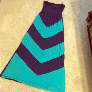 Design History Chevron Maxi Dress